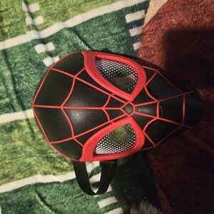 Black and Red Spider Mask